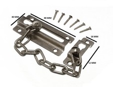 Catena di Sicurezza e Protezione Porta Spiraglio Chiavistello CP+ Fissaggi Pack