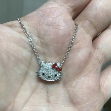 Ciondolo Simmons Co Hello Kitty con diamanti 925