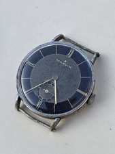 Vintage Watch Marvin Military Dial Bitonale