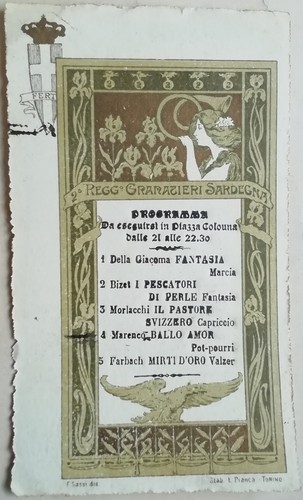 Cartolina reggimento - cartolina,
