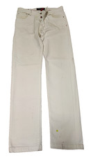 PANTALONE JEANS UOMO KITON BIANCO TG 50 EU 40 US NUOVO CON ETICHETTE (cod.27)