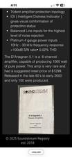 Very Rare Amp True 1000 Watt 6