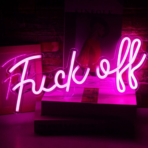 Fuck off insegna neon - fuck,