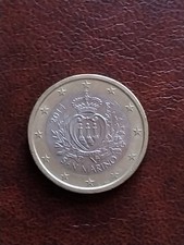 moneta un 1 euro REPUBBLICA DI SAN MARINO 2014 - circolata [Ca]