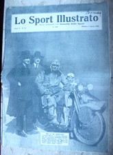 SIDECAR HARLEY DAVIDSON - LO SPORT ILLUSTRATO 1922 RIVISTA GAZZETTA DELLO SPORT