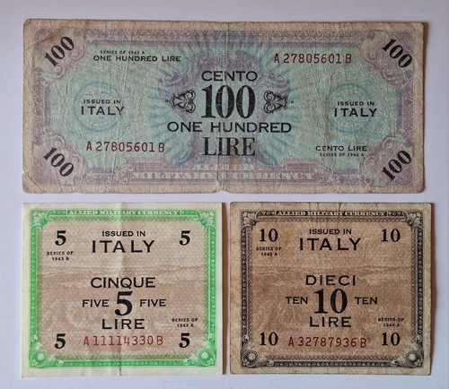 Numismatica banconote sbarco - numismatica, 3