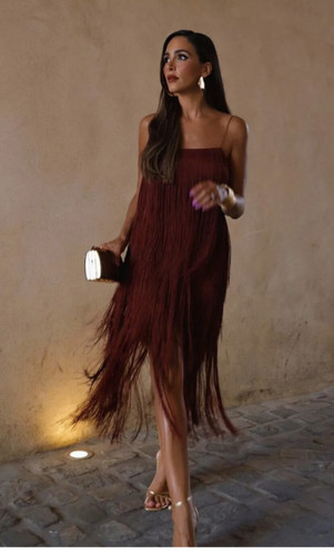 Abito zara lungo stringato - lungo,