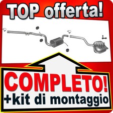Scarico Completo per VW GOLF 5 V 1.6 102CV Familiar / JETTA 1.6 102CV Marmitta