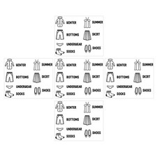  5 PCS Decalcomanie Di