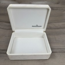 Scatola per orologio JLC anni 2000 bianca vuota.