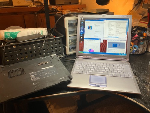 Sony vaio pcg r505dl - sony, vintage