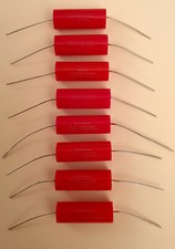 8 Condensatori In Polipropilene Audio MKP 1µF - 400 V - +/- 3%
