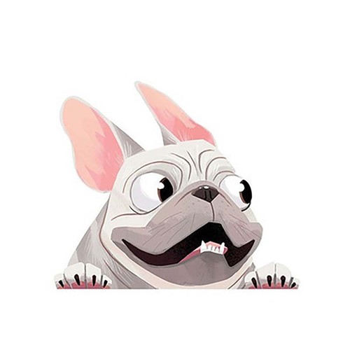 Adesivo auto bulldog - adesivo,