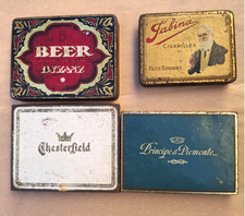 4 box scatole di latta x