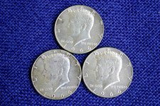 (3) Mezzo dollaro Kennedy 1966