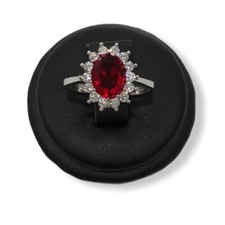 Anello Principessa con Rubino