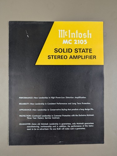 Mcintosh 2105 amplificatore - mcintosh,