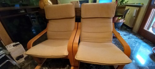 Due poltrone legno - due,