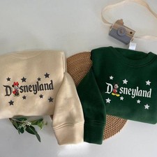 Felpe ricamate Topolino e