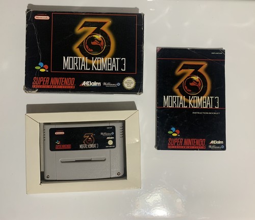 Super nintendo mortal kombat - super,