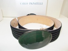CINTURA UOMO CARLO PIGNATELLI CERIMONIA ELEGANTE SPOSO IDEA  REGALO