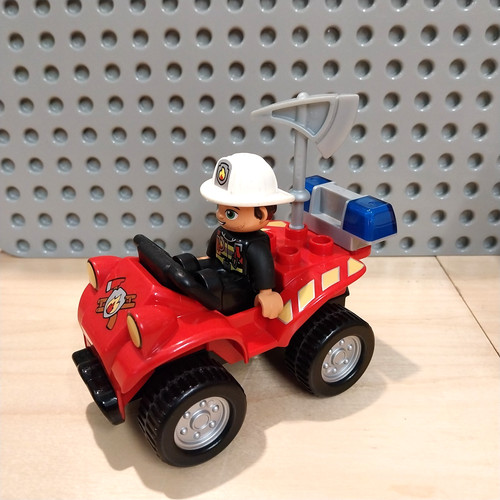 Lego duplo quad dei - quad, pompieri