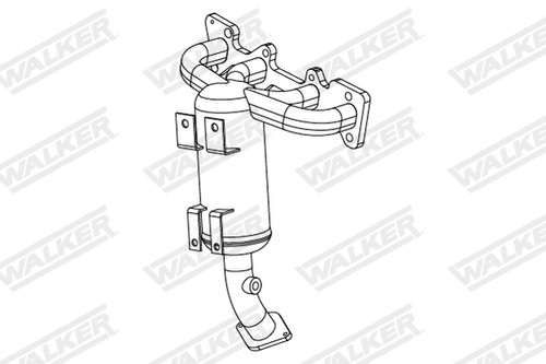 Catalizzatore walker per fiat - catalizzatore,