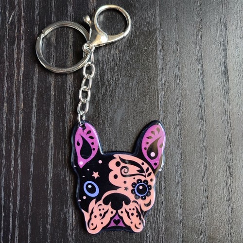 Portachiavi bulldog francese - portachiavi,