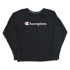 Felpa CHAMPION Da Uomo Nera L