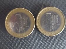 olanda  nr 2 monete da 1,00 usate ma in buono stato del 2001