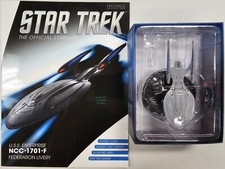 Eaglemoss Star Trek USS Enterprise F NCC-1701-F livrea Federazione Ed. e rivista