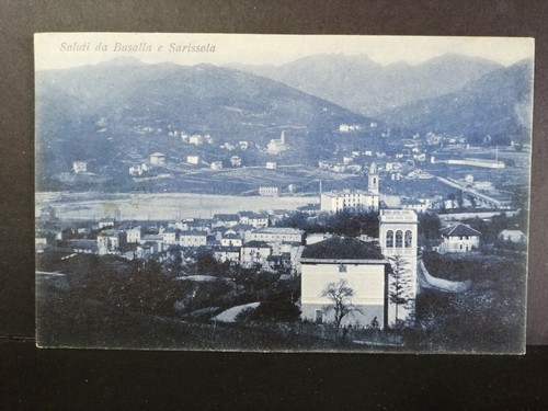 Cartolina busalla sarissola - busalla, e