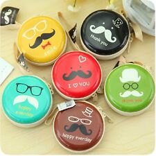 PORTA SPICCIOLI MONETE CUFFIE OGGETTI VARI CHIAVI ROSSO VERDE GIALLO MARRONE