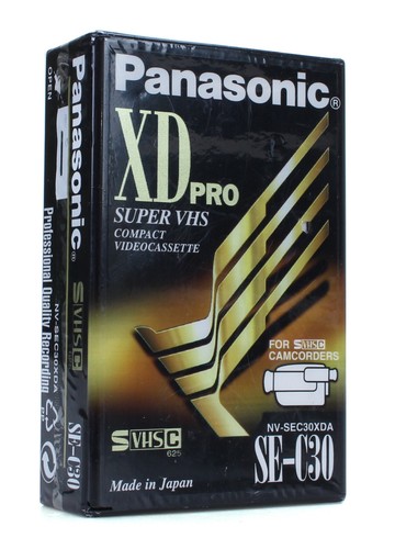 Cassetta vhs panasonic xd - cassetta, vhs-c