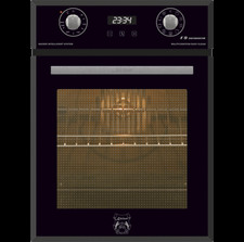 Kaiser Grand CHEF Forno da incasso 45cm Forno 9 fkt. Autosufficiente Vetro Nero EEK A