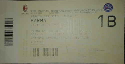 Biglietto stadio ticket - , ac