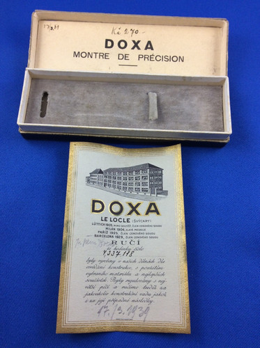 Scatola orologio doxa - scatola,