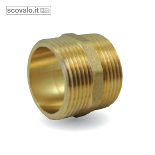 Raccordo nipples ottone - raccordo, 1/2'