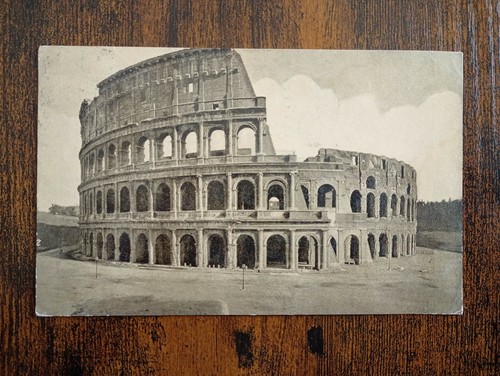 Cartolina roma colosseo - cartolina,