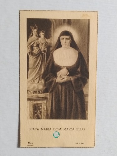 Beata maria mazzarello santino - maria,