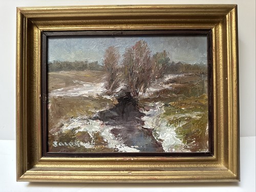 Pittura vintage paesaggio - pittura,