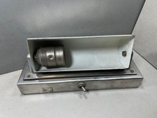 Lampada da tavolo in metallo Art Deco anni 40-50 impianto elettrico da rivedere