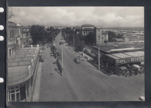 Cartolina rimini viale regina - viale,