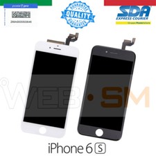 IPHONE 6S LCD SCHERMO DISPLAY RETINA TOUCH SCREEN VETRO FRAME BIANCO NERO