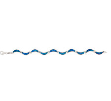 Bracciale chiave greca onda