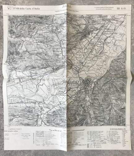 Carta cartina mappa alba - mappa,