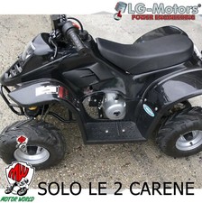 KIT 2 carene anteriore e posteriore verniciate colore NERE Quad 4T no adesivi