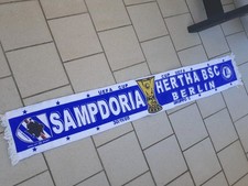SCIARPA SCARF FOOTBALL MATCH SAMPDORIA VS HERTA BSC BERLIN 2005 UEFA CUP.