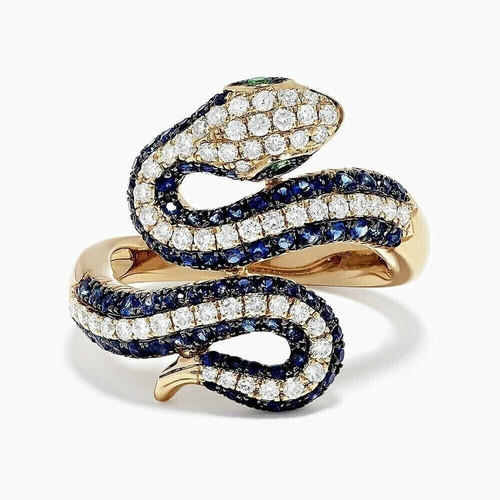 Anello serpente unisex aureola