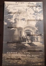 1906 Esposizione di Milano - chiosco della ditta Giuseppe Alberti (Benevento)